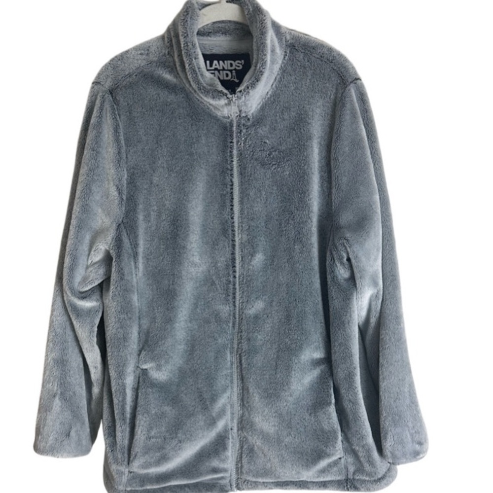 Land’s End Plus Size Long Sleeve Cozy Full Zip Top